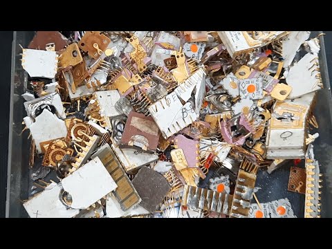 Видео: ЗОЛОТО из разных керамических радиодеталей