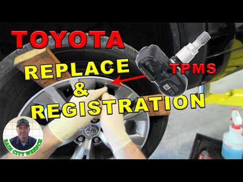 Видео: Замена и регистрация TOYOTA TPMS
