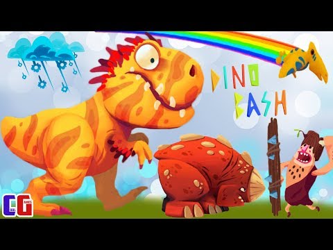 Видео: Dino Bash #3 Купил СУПЕР ДИНОЗАВРОВ РОККИ и ТИРЕКСИК Мультяшная игра про БИТВУ С ТРОГЛОДИТАМИ