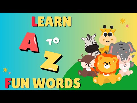 Видео: Песня про алфавит ABC | Фонетическая песня про A как яблоко | Стишки про алфавит ABCD для малышей...