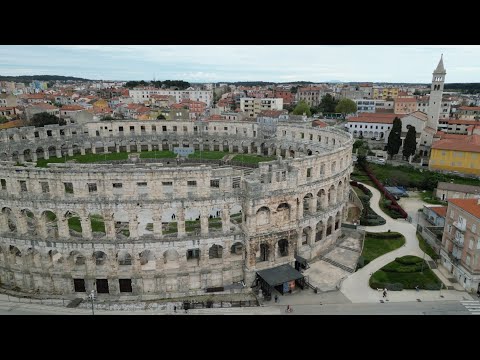 Видео: Амфитеатр Пула, Истрия 🇭🇷 ХОРВАТИЯ 🇭🇷