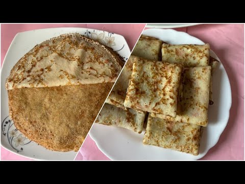 Видео: Перемешал и завтрак готов. Ажурные блины с сыром и с колбасой. Самый легкий рецепт 