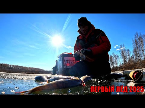 Видео: НЕ ОЖИДАЛИ ТАКОГО! ПЕРВЫЙ ЛЁД 2025! ТОЛЬКО ВЫШЛИ, ВСЕ ХРУСТИТ, ТРЕЩИТ, а РЫБА ПРЁТ!