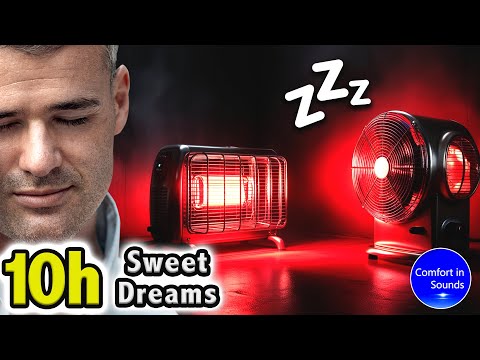 Видео: ВСЕ СПЯТ с ЭТИМ белым шумом | Звук обогревателя и вентилятора для сна