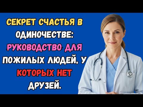 Видео: Как быть счастливым в одиночестве: 6 проверенных способов для пожилых людей без друзей.