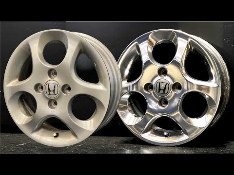 Видео: Гнилое оригинальное колесо Honda Life отделано зеркалом