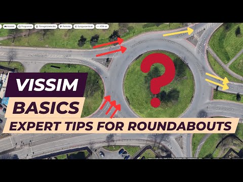 Видео: Учебное пособие Vissim — советы экспертов по проезду кольцевых развязок