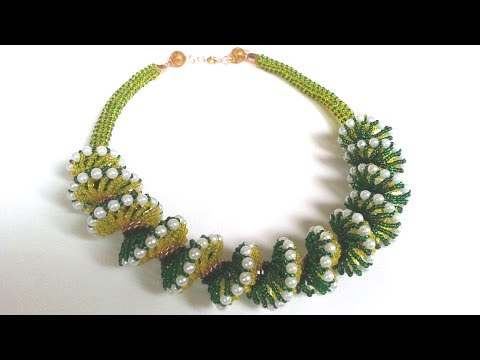 Видео: Beaded harness/Beaded Rope/Жгут из бисера иглой/ Ажурный жгут из бисера
