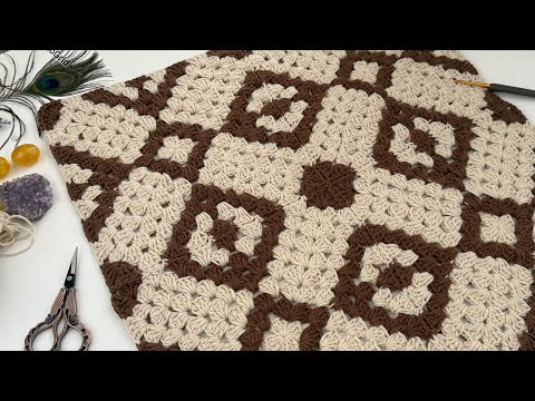 Видео: Становитесь красивее, когда все вместе ✨ Изготовление мотива для вязания крючком #crochet #diy