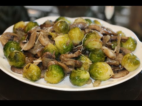 Видео: Брюссельская капуста с Грибами и Луком! - Вкуснее любого мяса!