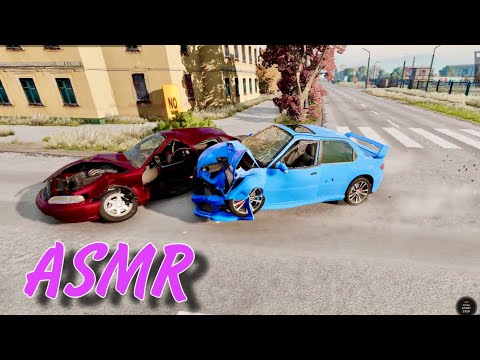 Видео: АСМР ЗРЕЛИЩНЫЕ АВАРИИ В BeamNG Drive