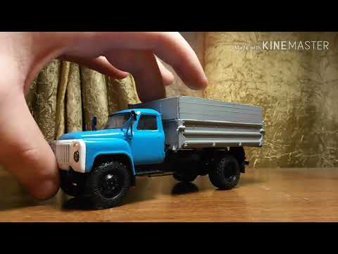 Видео: ГАЗ-САЗ-53Б | Автолегенды СССР Грузовики | Доработка и перекрас модели