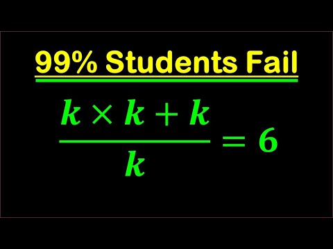 Видео: Решение вступительного экзамена в Гарвардский университет | найти k?