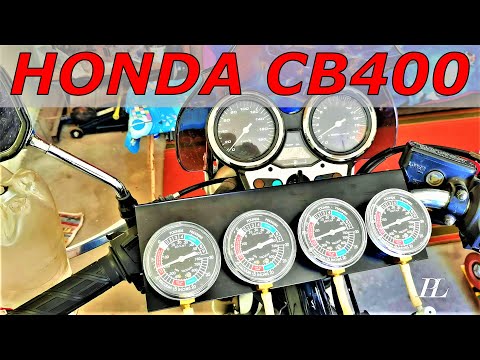 Видео: HONDA CB400 VTEC1 повторная синхронизация карбов