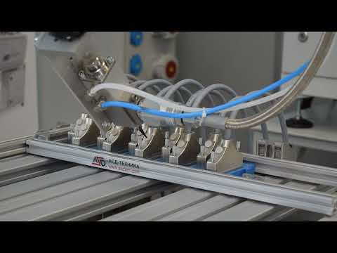 Видео: Заливка герметизирующим компаундом с применением многоосевого робота