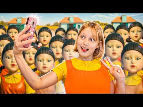 Видео: Я превратился в куклу из игры с кальмаром | Амелька Карамелька Темные истории 😱