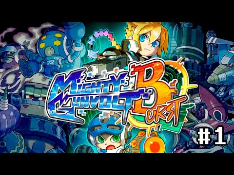 Видео: Проходим Mighty Gunvolt Burst #1 (Попадаем в другой мир, но не в исекай)