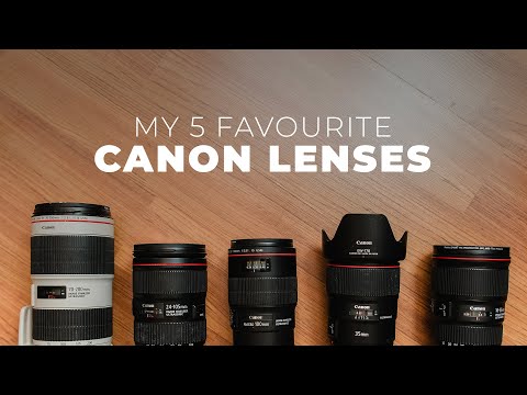 Видео: Мои 5 любимых объективов Canon EF (с примерами фотографий)