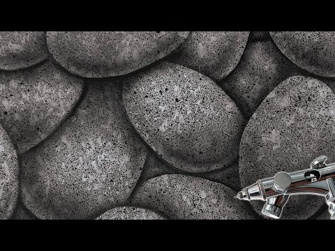 Видео: Аэрография камней для начинающих