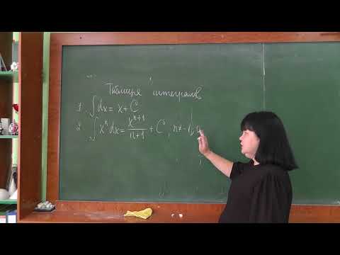 Видео: Невизначений інтеграл та його основні властивості.