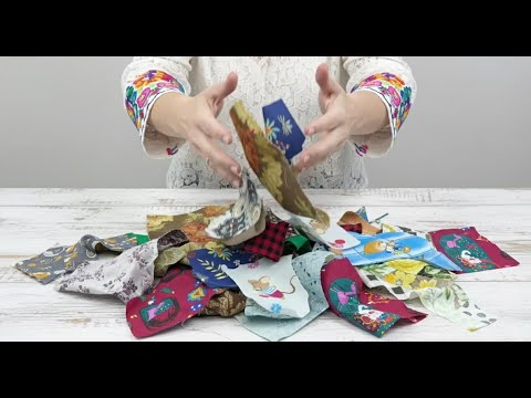 Видео: Лоскутная ткань, которая творит чудеса! (и ваш кошелек еще больше!) ✨Заказам нет конца!