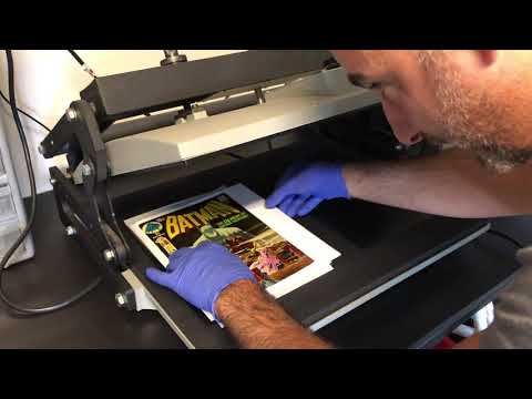 Видео: Учебное пособие по гуминизации и прессованию комиксов — Batman 227 — CPR, CGC, CBCS