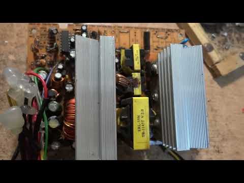 Видео: ATX блок питания пищит при работе.
