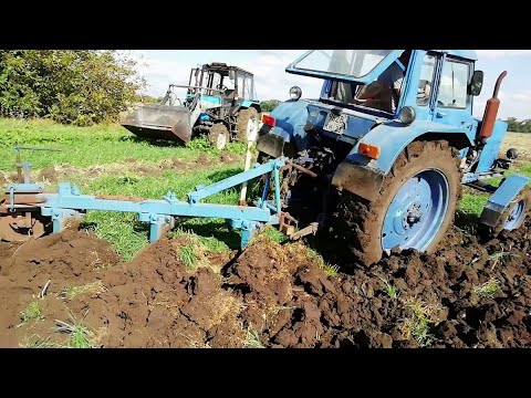 Видео: НАСТРОЙКА ПЛУГА ПЛН 3-35. Как теперь пашет плуг.