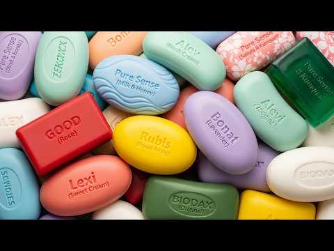 Видео: Распаковка Старого Мыла / Сухое Мыло АСМР / Relaxing sounds