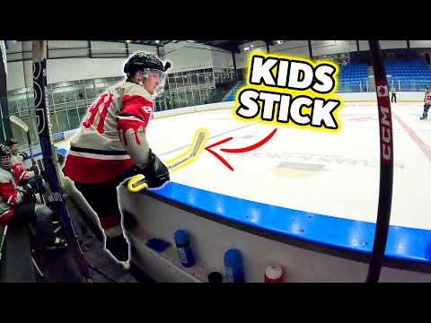 Видео: Использование детских клюшек в играх мужской лиги