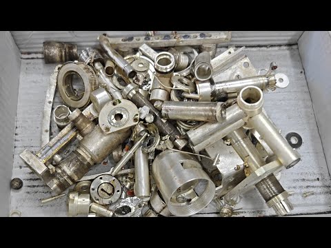 Видео: Снятие серебра с крупных деталей