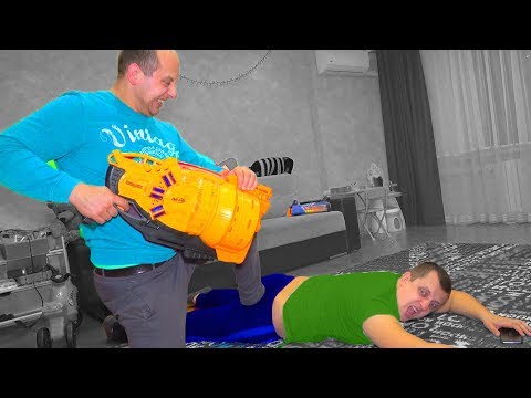 Видео: Толя проучил Брата. Коля такого НЕ ОЖИДАЛ. Нерф БИТВА. НЕРФ БРОС ШОУ