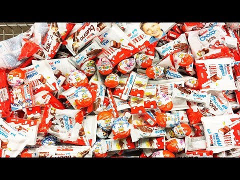 Видео: A Lot Of Candy and Sweets 2018 NEW #18 ASMR / АСМР ЗАКУПКА МНОГО СЛАДОСТЕЙ КИНДЕР