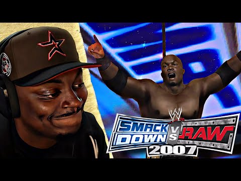 Видео: Я сражаюсь с Бобби Лэшли (мы не похожи друг на друга) | Smackdown Vs Raw 2007, режим сезона