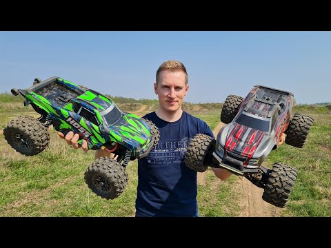 Видео: Бешеный Traxxas MAXX против Traxxas HOSS 4x4 VXL ... Кто круче? Сравнительный тест