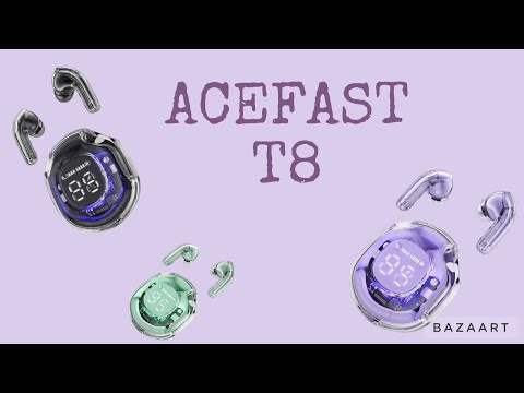 Видео: Обзор наушников ACEFAST T8 с поддержкой Bluetooth 5,3 и сенсорным управлением.Алиэкспресс/Aliexpress