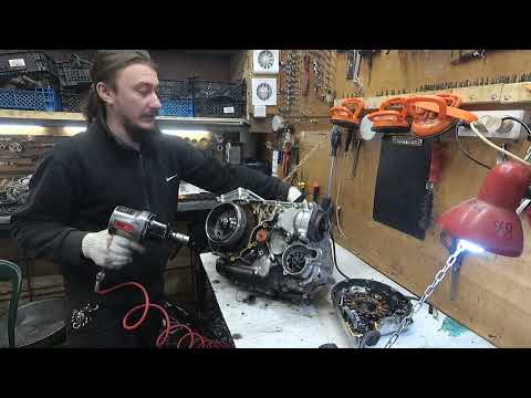 Видео: Разборка двигателя Suuki intruder VS400 Часть4