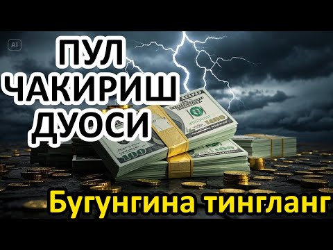 Видео: ФАҚАТ 10  ДАҚИҚА! ОСМОН ОЧИЛАДИ ВА РИЗҚ КУТИЛМАГАН ЖОЙДАН ОҚИБ КЕЛАДИ