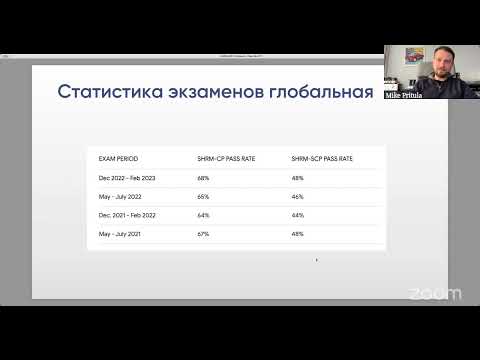 Видео: Подготовка к Сертификации SHRM-SCP