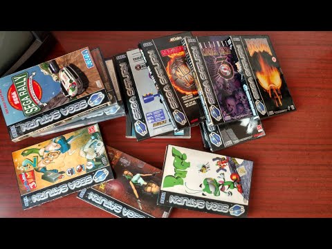Видео: Коллекция дисков SEGA SATURN