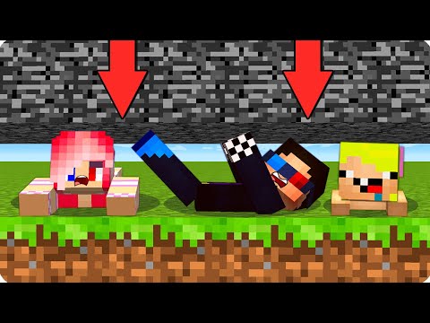 Видео: ☝️😰МАЙНКРАФТ НО БЕДРОКОВЫЙ ПОТОЛОК ОПУСКАЕТСЯ КАЖДУЮ МИНУТУ! ШЕДИ ЛЕСКА И НУБИК MINECRAFT