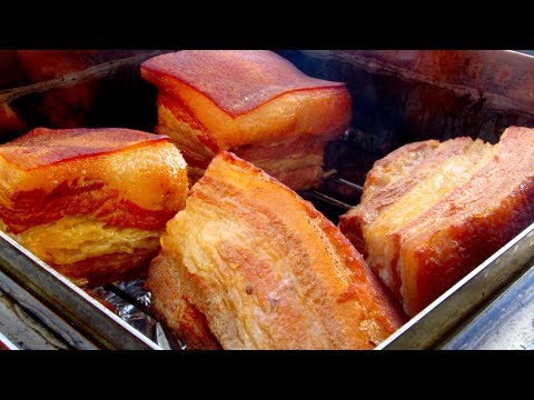Видео: Быстрый способ закоптить сало или подчеревок - вкусно и просто