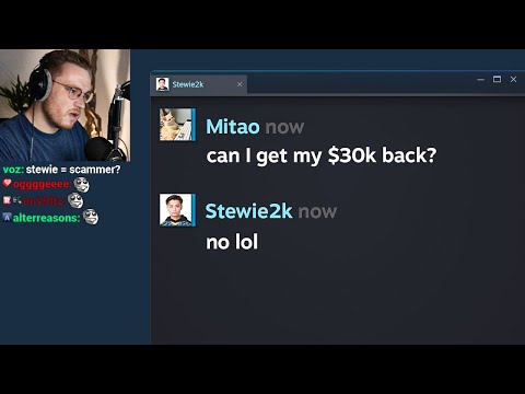 Видео: ситуация со stewie2k плохая...