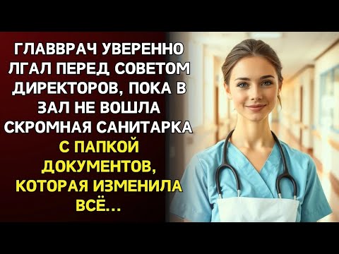 Видео: Санитарка низко опустила голову, пряча улыбку, ведь она знала то о чём боялся вспомнить сам глав