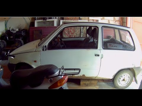 Видео: ПОДКЛИНИВАЕТ ЗАДНЕЕ КОЛЕСО НА АВТОМОБИЛЕ ОКА, РАЗОБРАЛ,А ТАМ.....