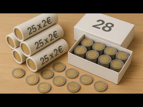 Видео: Роллы монет из банкомата 28