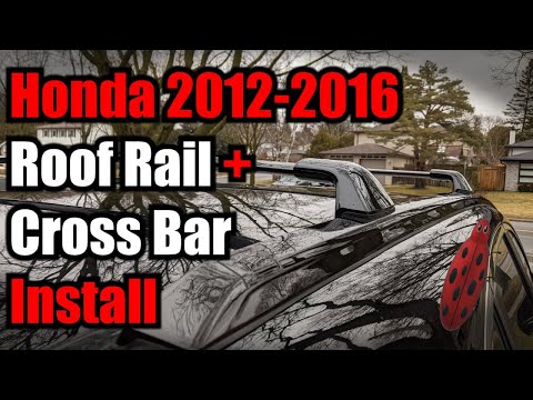 Видео: Рейлинги и поперечины на крышу HONDA CRV 2012-2016 — Установка — самые дешёвые на Ebay