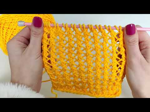 Видео: ЛЕГКИЙ И БЫСТРЫЙ ТОЧКА ВЯЗАНИЯ