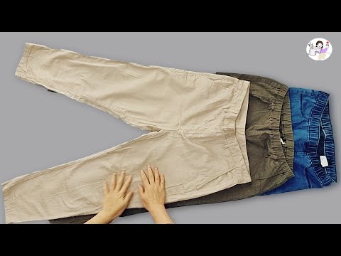 Видео: [Сделай сам] ✂️✂️✂️ !! Не выбрасывайте брюки. Ты полюбишь это.