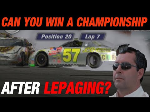 Видео: Сможете ли вы выиграть чемпионат, ПРЕВЫШАЯ КАЧЕСТВО В КАЖДОЙ гонке NASCAR Thunder 2004???